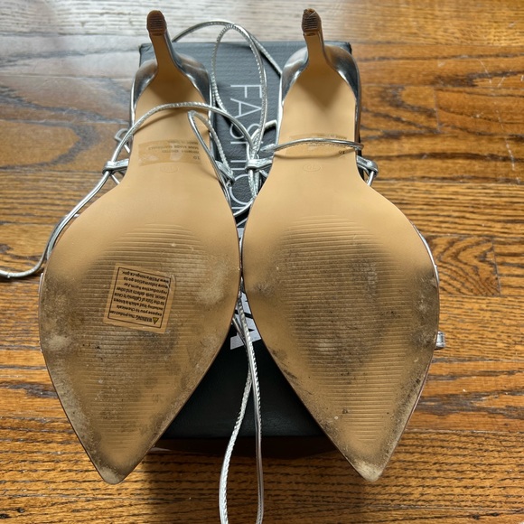 Fashion Nova Star of the Night Sliver Strap Heels - Picture 4 of 8